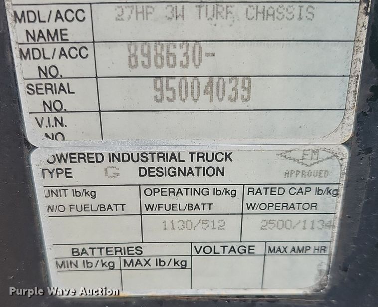 image for item KM9795 1992 Cushman Turf Truckster utility vehicle