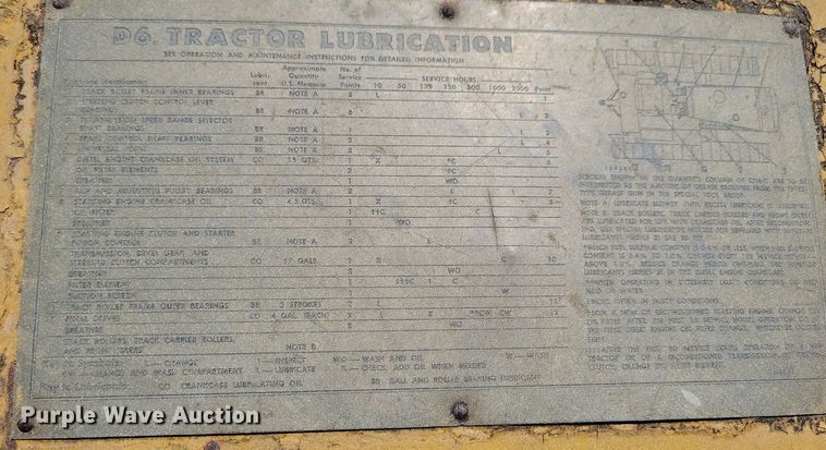 image for item LD9006 Caterpillar  D6 dozer