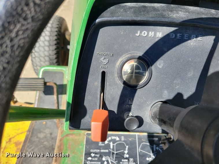 image for item LD9011 John Deere 212 lawn mower