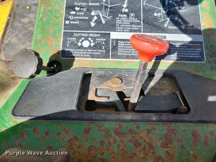 image for item LD9011 John Deere 212 lawn mower