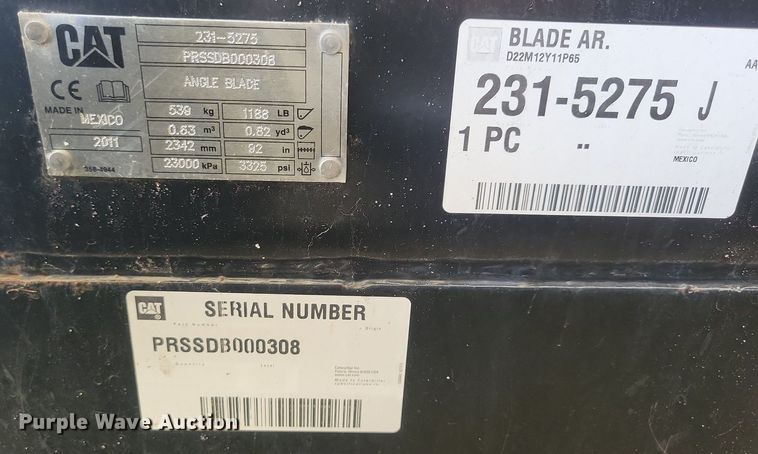 image for item LD9015 2011 Caterpillar  92