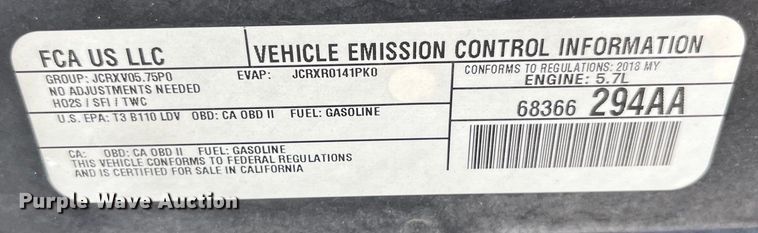 image for item LD9421 2018 Dodge  Charger Police 