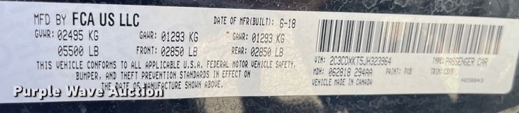 image for item LD9421 2018 Dodge  Charger Police 