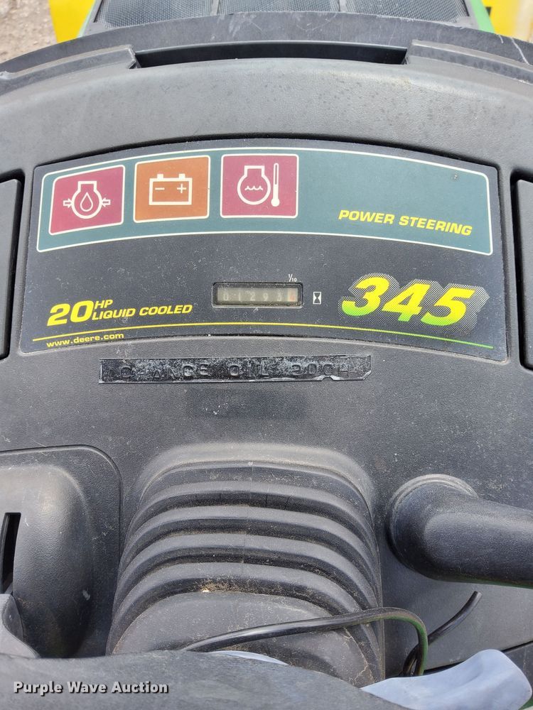 image for item LO9008 John Deere  345 lawn mower