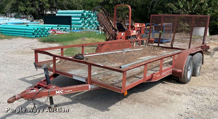 image for item NA9658 2009 MC Trailer utility trailer