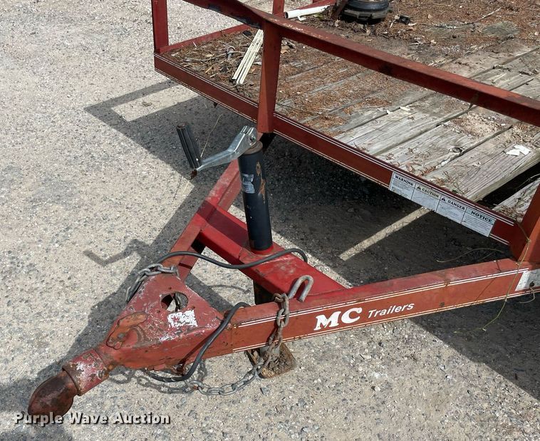 image for item NA9658 2009 MC Trailer utility trailer