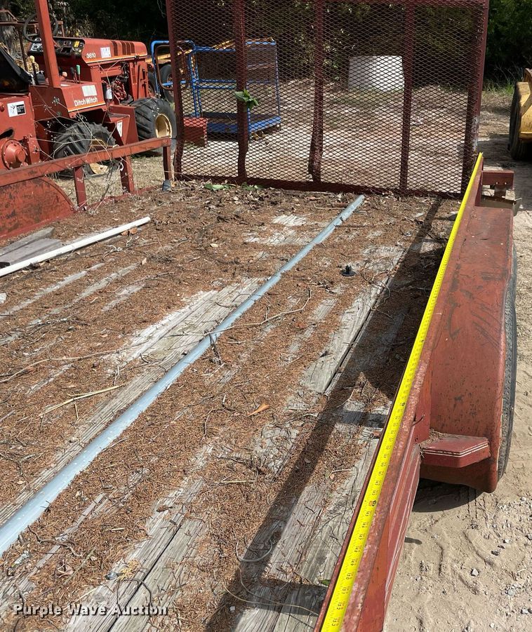 image for item NA9658 2009 MC Trailer utility trailer