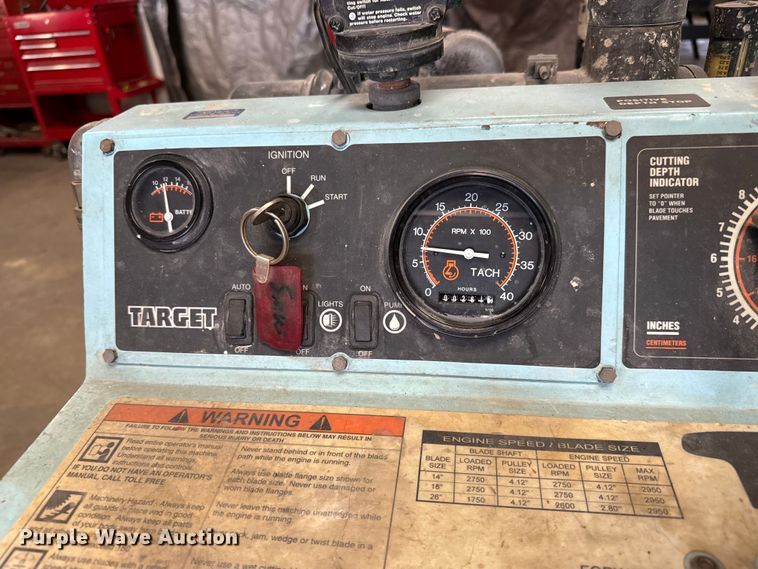 image for item NH9163 Target  Pro 35 III 26 concrete saw