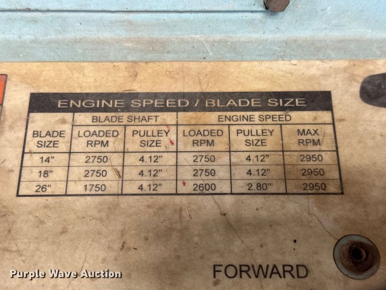 image for item NH9163 Target  Pro 35 III 26 concrete saw
