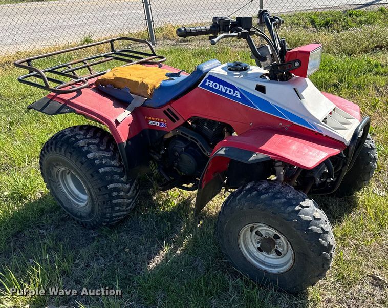 image for item NH9168 1986 Honda TRX 200SX  ATV