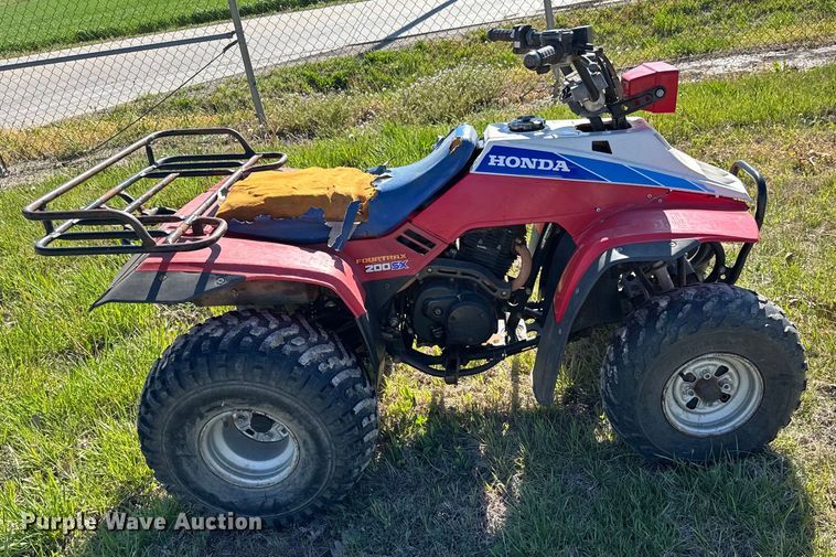 1986 Honda TRX 200SX ATV in Hillsboro, KS Item NH9168 for sale