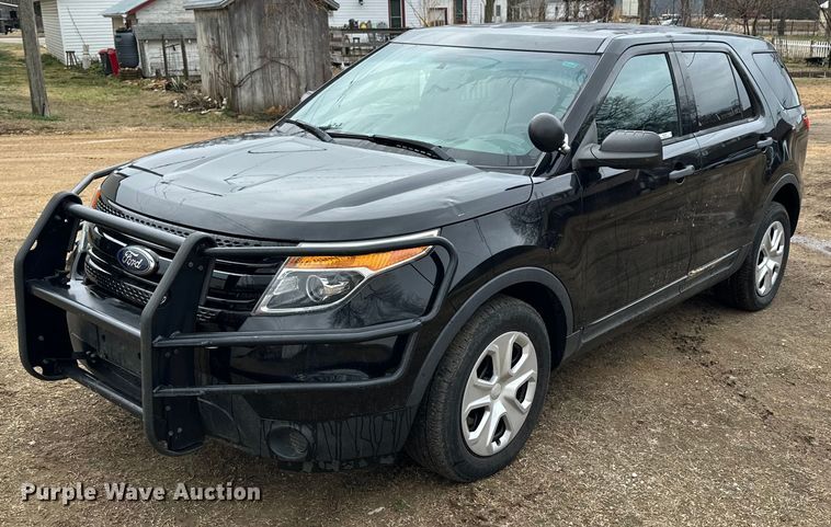 image for item NJ9439 2015 Ford Explorer Police Interceptor SUV