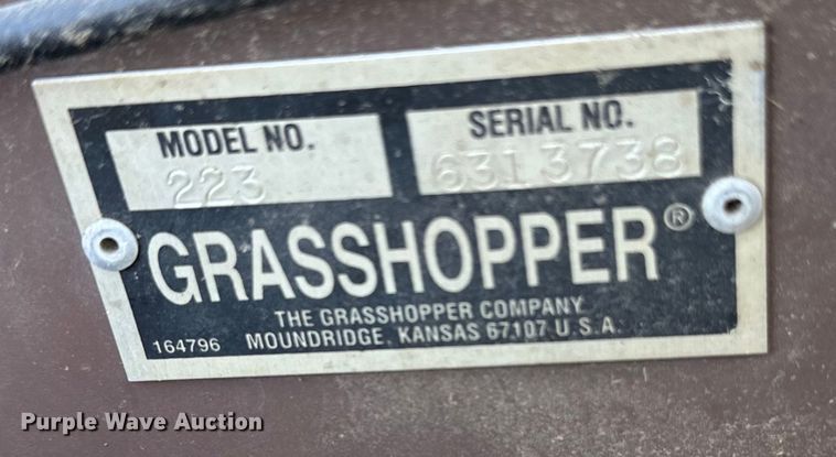 image for item NT9146 Grasshopper 223 ZTR lawn mower