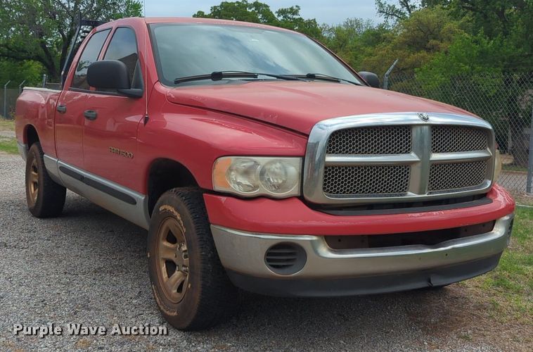 image for item NZ9623 2005 Dodge Ram 1500 Quad Cab pickup truck