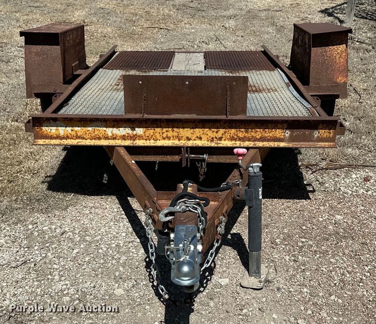 image for item OE9058 Shop built tilt deck utility trailer