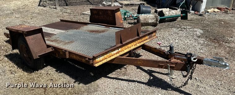 image for item OE9058 Shop built tilt deck utility trailer