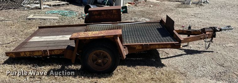 image for item OE9058 Shop built tilt deck utility trailer