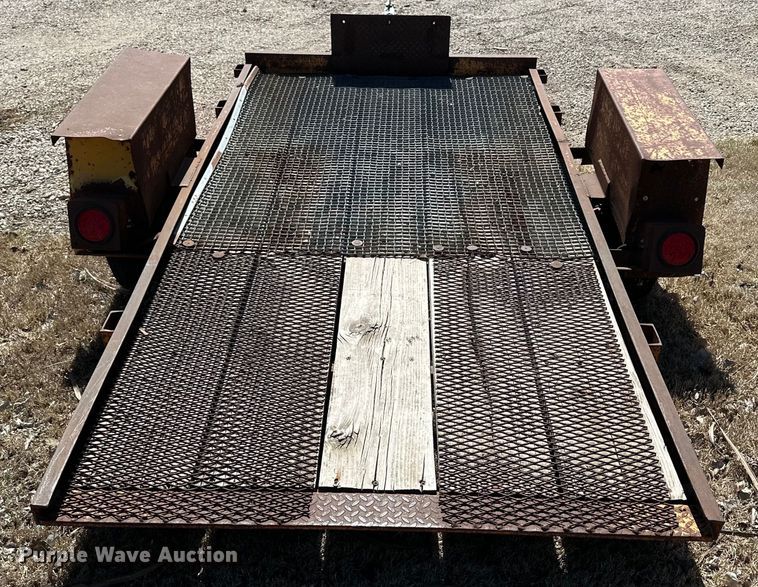 image for item OE9058 Shop built tilt deck utility trailer