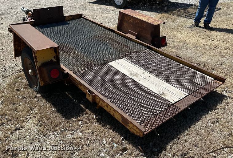 image for item OE9058 Shop built tilt deck utility trailer