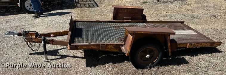 image for item OE9058 Shop built tilt deck utility trailer