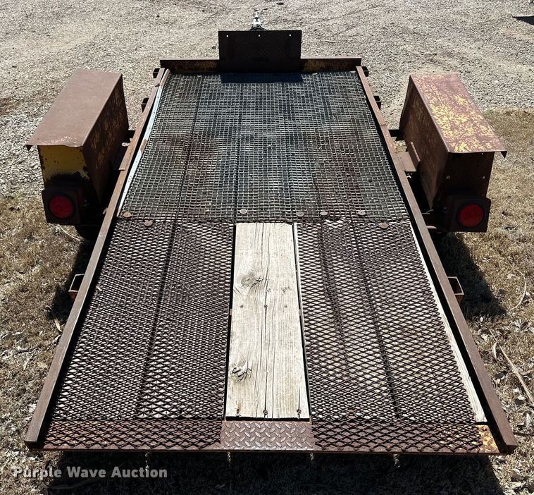 image for item OE9058 Shop built tilt deck utility trailer