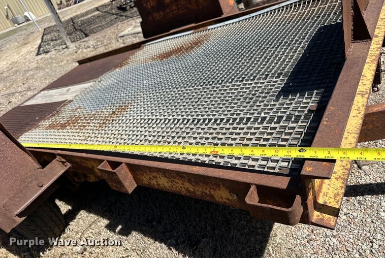 image for item OE9058 Shop built tilt deck utility trailer