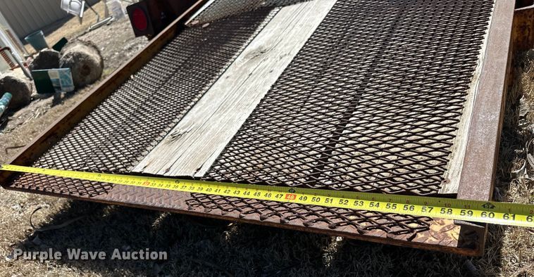 image for item OE9058 Shop built tilt deck utility trailer