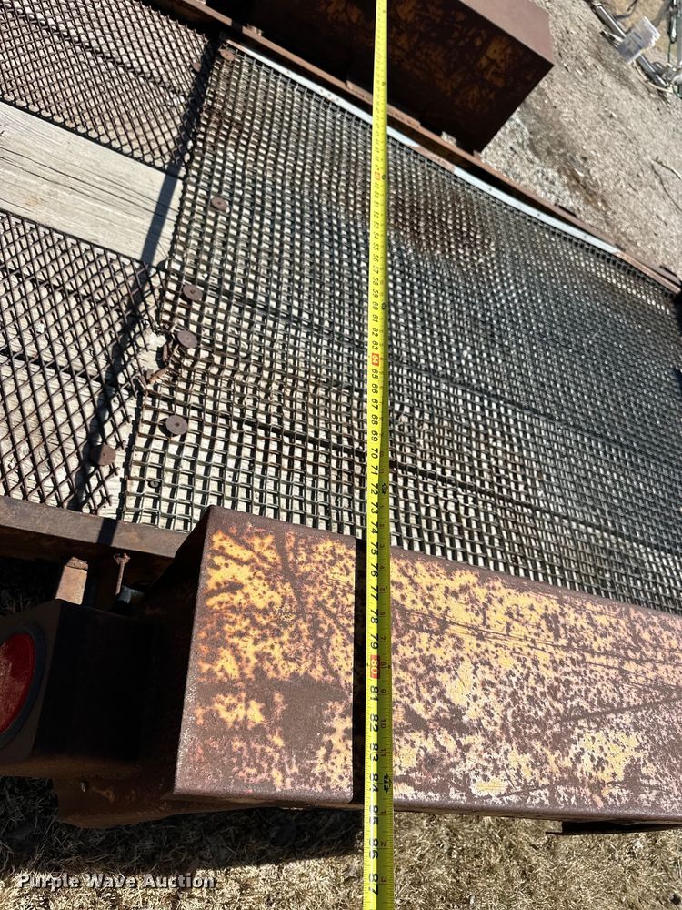 image for item OE9058 Shop built tilt deck utility trailer