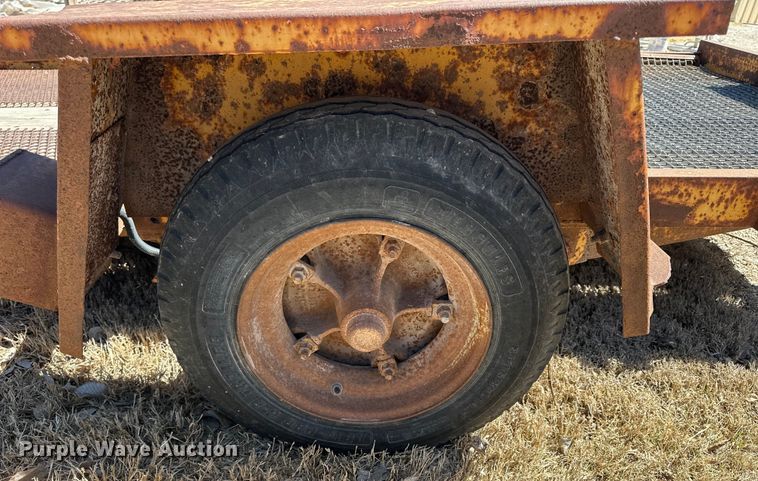 image for item OE9058 Shop built tilt deck utility trailer