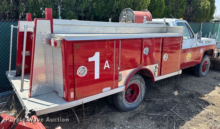 image for item OE9090 1978 Chevrolet  Scottsdale 30 brush fire truck