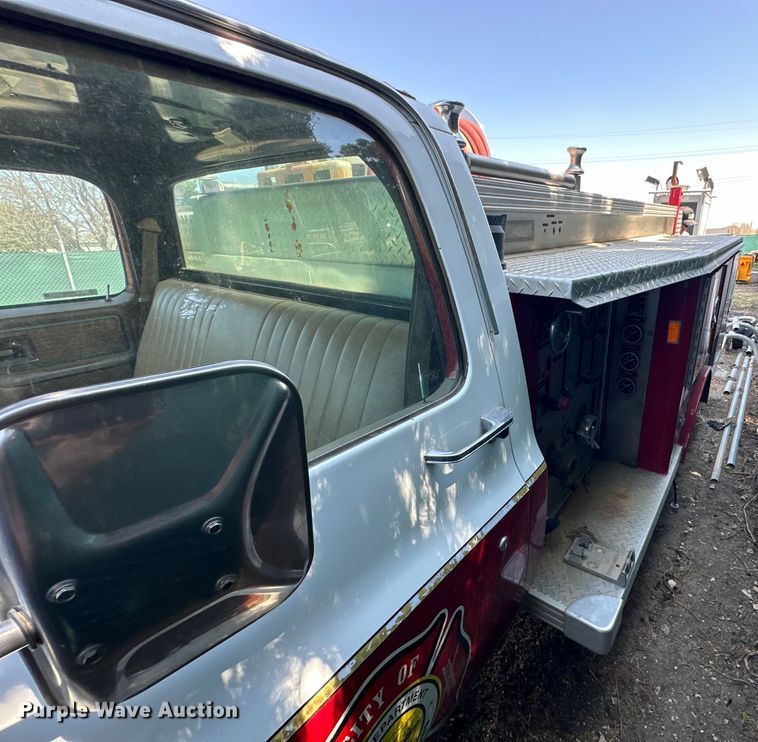 image for item OE9090 1978 Chevrolet  Scottsdale 30 brush fire truck
