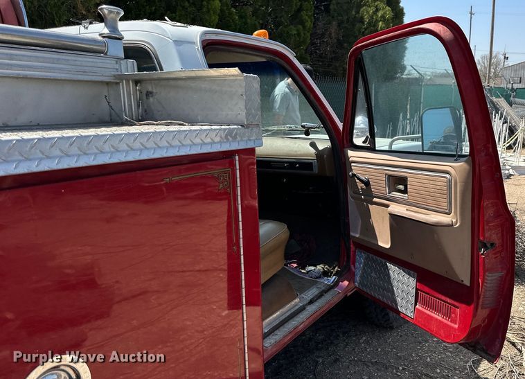 image for item OE9090 1978 Chevrolet  Scottsdale 30 brush fire truck