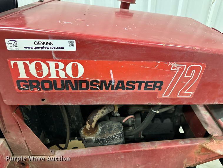 image for item OE9098 Toro Ground Master 72 lawn mower