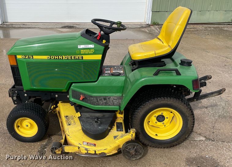image for item OG9870 John Deere 425 lawn mower