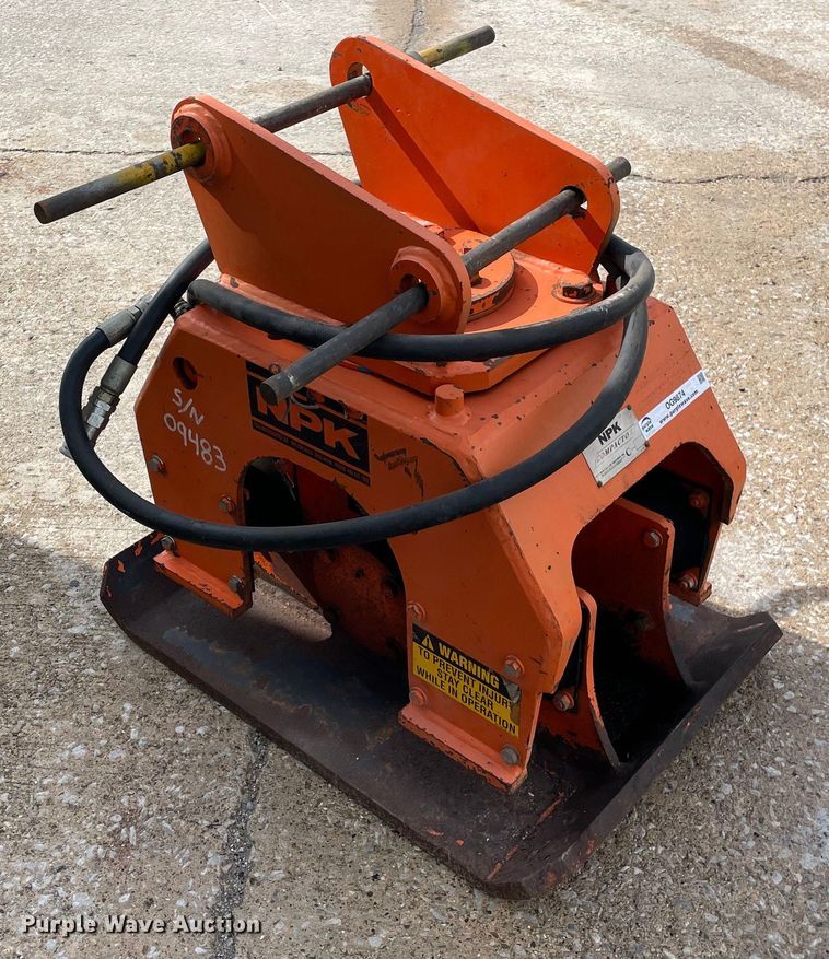 image for item OG9874 NPK C-4B backhoe plate compactor