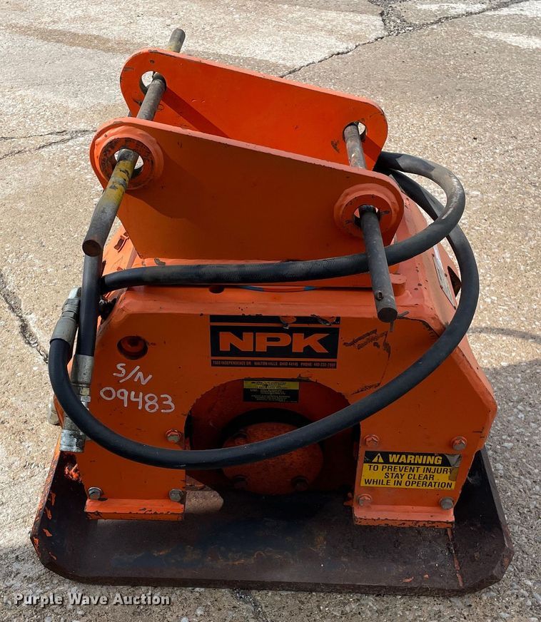 image for item OG9874 NPK C-4B backhoe plate compactor