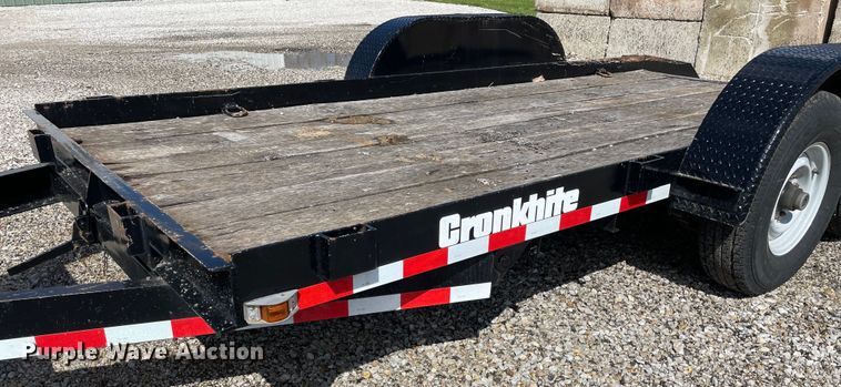 image for item OG9876 2001 Cronkhite 3400E tilt deck utility trailer