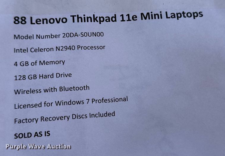 image for item OI9024 (157) Lenovo laptops