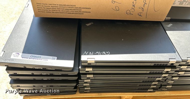 image for item OI9025 (84) Lenovo laptops