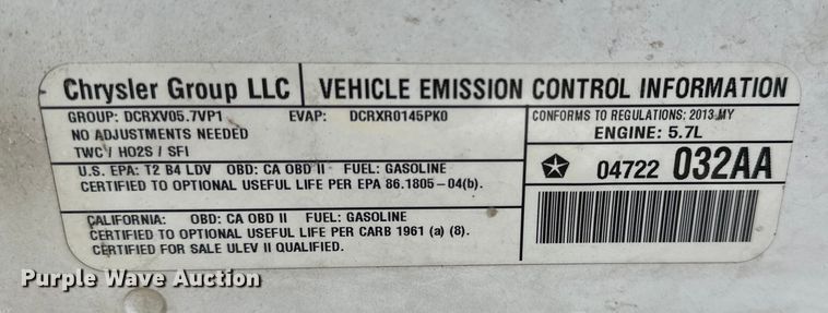 image for item OM9982 2014 Dodge Charger Police 