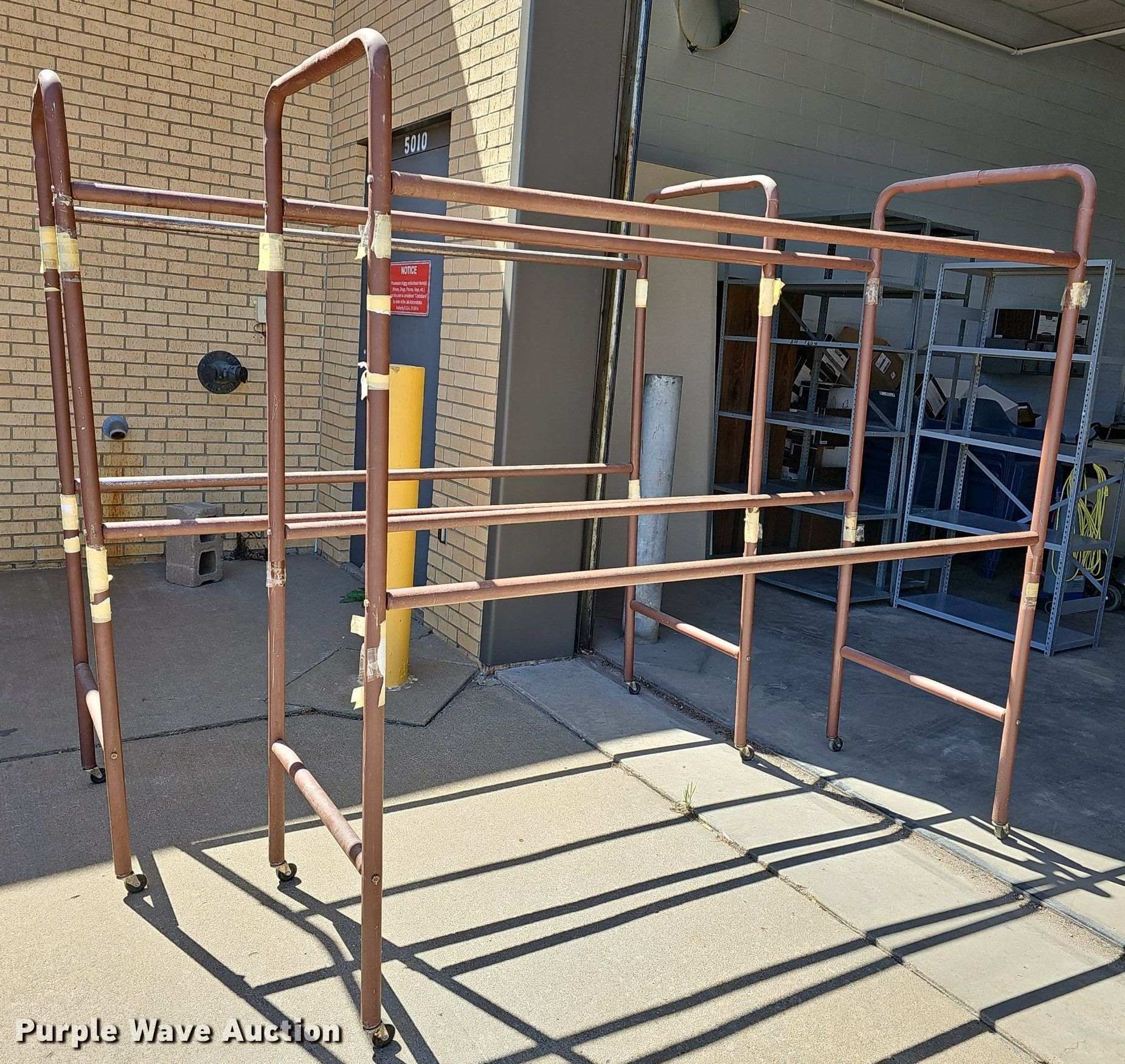 (7) rolling storage racks in Salina, KS | Item EK5800 sold | Purple Wave