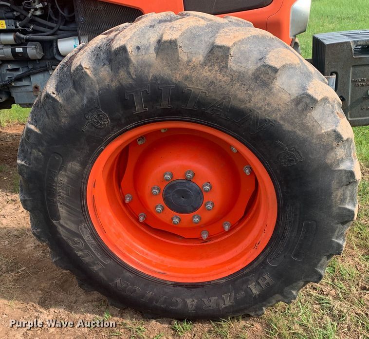 image for item DM7807 2013 Kubota M135GX MFWD tractor