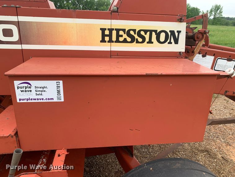 image for item DM7813 2003 Hesston 4590 small square baler