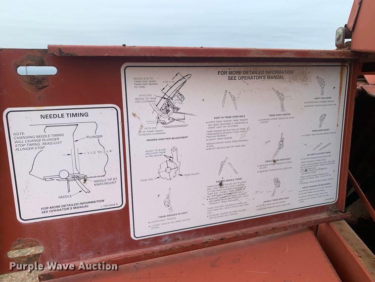 image for item DM7813 2003 Hesston 4590 small square baler