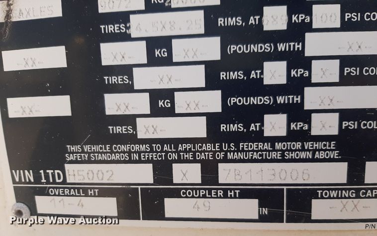 image for item DQ6988 2007 Timpte Super Hopper grain trailer