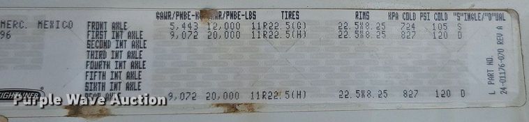 image for item DQ8694 2015 Freightliner Cascadia 125 semi truck