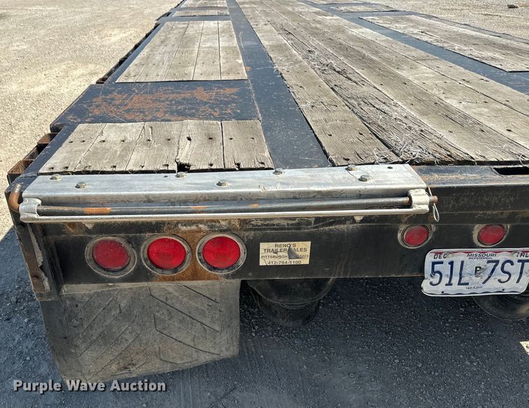 image for item DR7921 1996 Talbert T3SDW-140K-FC-T drop deck equipment trailer