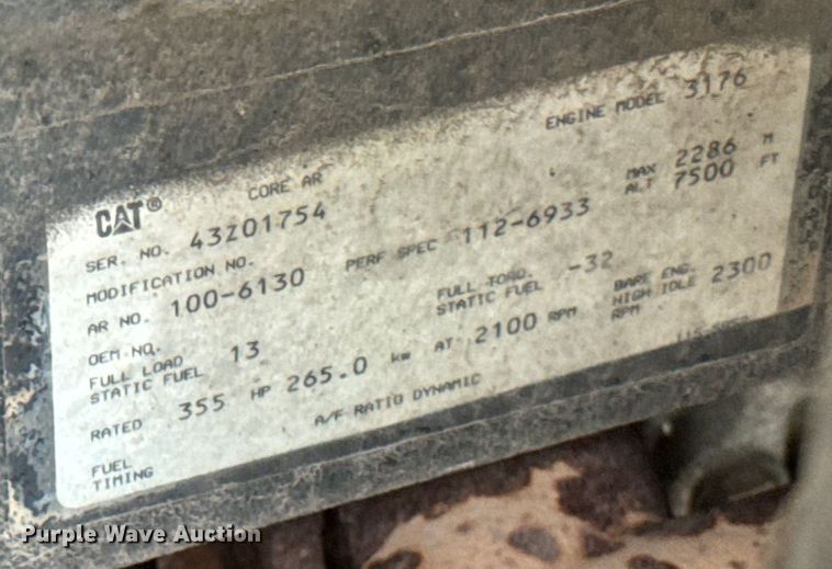 image for item EH5397 1995 Caterpillar  CH85C tractor