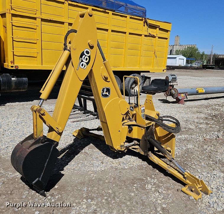 image for item EH5456 John Deere Worksite Pro 960 skid steer backhoe