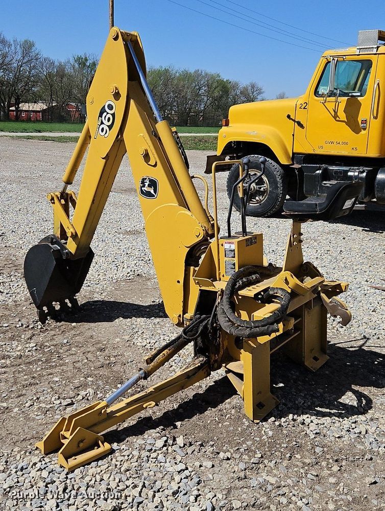 image for item EH5456 John Deere Worksite Pro 960 skid steer backhoe